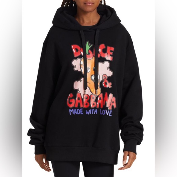 DOLCE&GABBANA
Carrot Logo Hooded Sweatshirt - Picture 1 of 11